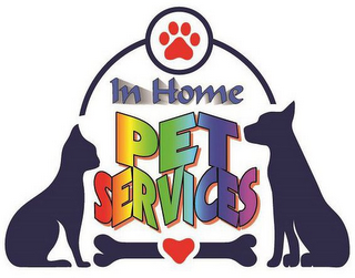 IN HOME PET SERVICES logo