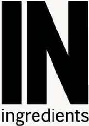IN INGREDIENTS logo