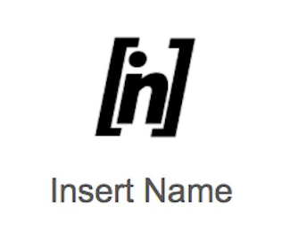 [IN] INSERT NAME logo