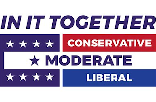 IN IT TOGETHER CONSERVATIVE MODERATE LIBERAL logo