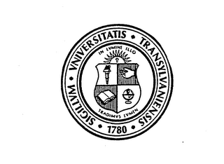 IN LUMINE ILLO TRADIMUS LUMEN SIGILLUM UNIVERSITATIS TRANSYLVANIENSIS 1780 logo