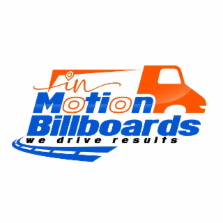 IN MOTION BILLBOARDS WE DRIVE RESULTS logo
