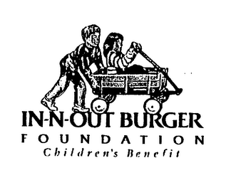 IN-N-OUT BURGER FOUNDATION CHILDREN'S BENEFIT logo
