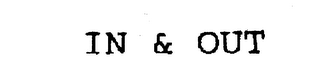 IN & OUT logo