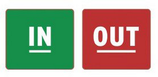 IN OUT logo