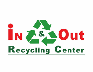 IN & OUT RECYCLING CENTER logo