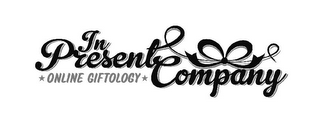 IN PRESENT COMPANY ONLINE GIFTOLOGY logo