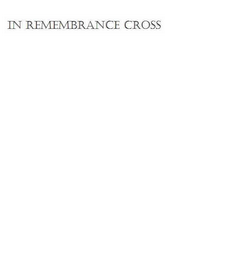 IN REMEMBRANCE CROSS logo