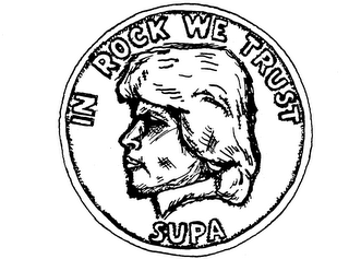 IN ROCK WE TRUST SUPA logo
