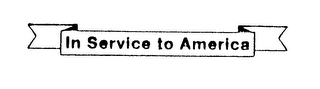 IN SERVICE TO AMERICA logo