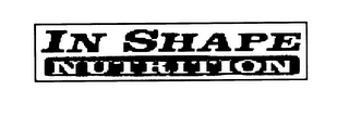 IN SHAPE NUTRITION logo