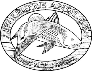 IN SHORE ANGLER LIGHT TACKLE FISHING logo