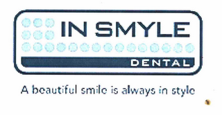 IN SMYLE DENTAL A BEAUTIFUL SMILE IS ALWAYS IN STYLE logo