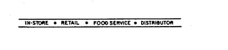 IN-STORE - RETAIL - FOOD SERVICE - DISTRIBUTOR logo