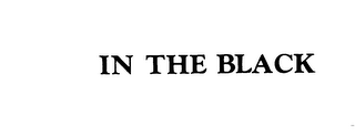 IN THE BLACK logo