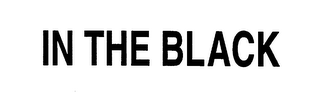 IN THE BLACK logo