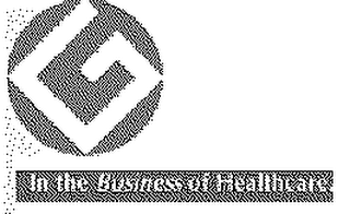 IN THE BUSINESS OF HEALTHCARE. logo