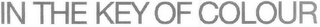 IN THE KEY OF COLOUR logo