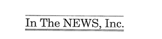 IN THE NEWS, INC. logo