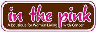IN THE PINK A BOUTIQUE FOR WOMEN LIVING WITH CANCER logo