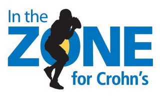 IN THE ZONE FOR CROHN'S logo