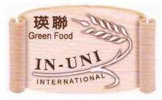 IN-UNI GREEN FOOD INTERNATIONAL logo