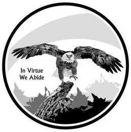 IN VIRTUE WE ABIDE logo