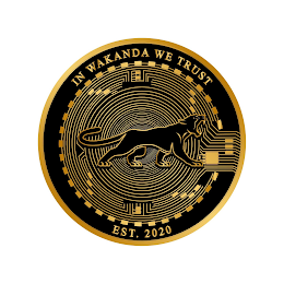 IN WAKANDA WE TRUST EST. 2020 logo
