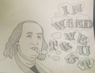 IN WEED WE TRUST logo