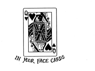 IN YOUR FACE CARDS logo