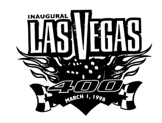 INAUGURAL LAS VEGAS 400 MARCH 1, 1998 logo