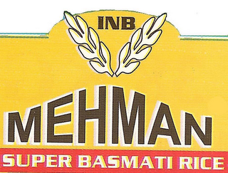 INB MEHMAN SUPER BASMATI RICE logo