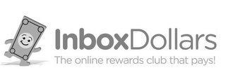 INBOXDOLLARS THE ONLINE REWARDS CLUB THAT PAYS logo