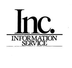 INC. INFORMATION SERVICE logo