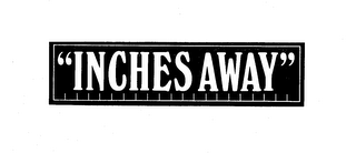 "INCHES AWAY" logo