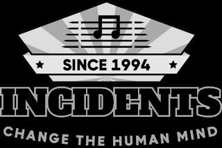 INCIDENTS CHANGE THE HUMAN MIND SINCE 1994 logo