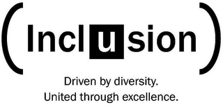 INCLUSION DRIVEN BY DIVERSITY UNITED THROUGH EXCELLENCE. logo