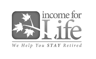 INCOME FOR LIFE WE HELP YOU STAY RETIRED logo