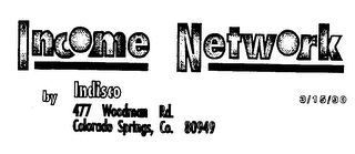 INCOME NETWORK BY INDISCO A TRUE ASSOCIATION FOR MIDDLE AMERICA logo