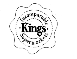 INCOMPARABLE KINGS SUPERMARKETS logo