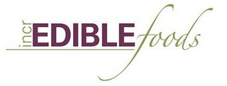 INCR EDIBLE FOODS logo