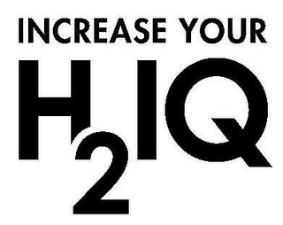INCREASE YOUR H2IQ logo