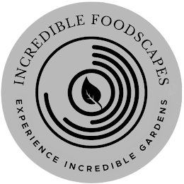 INCREDIBLE FOODSCAPES EXPERIENCE INCREDIBLE GARDENS logo
