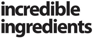 INCREDIBLE INGREDIENTS logo
