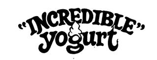 "INCREDIBLE" YOGURT logo
