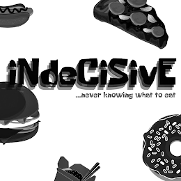 INDECISIVE... NEVER KNOWING WHAT TO EAT logo