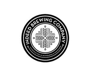 INDEED BREWING COMPANY HANDCRAFTED IN MINNEAPOLIS MINNESOTA logo