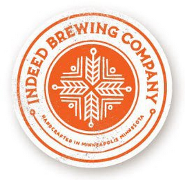 INDEED BREWING COMPANY HANDCRAFTED IN MINNEAPOLIS MINNESOTA logo
