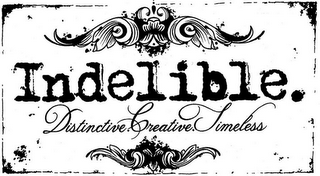 INDELIBLE. DISTINCTIVE. CREATIVE. TIMELESS logo