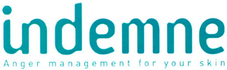 INDEMNE ANGER MANAGEMENT FOR YOUR SKIN logo